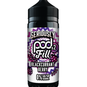 Seriously Pod Fill X2 Blackcurrant Berry E-Liquid Shortfill