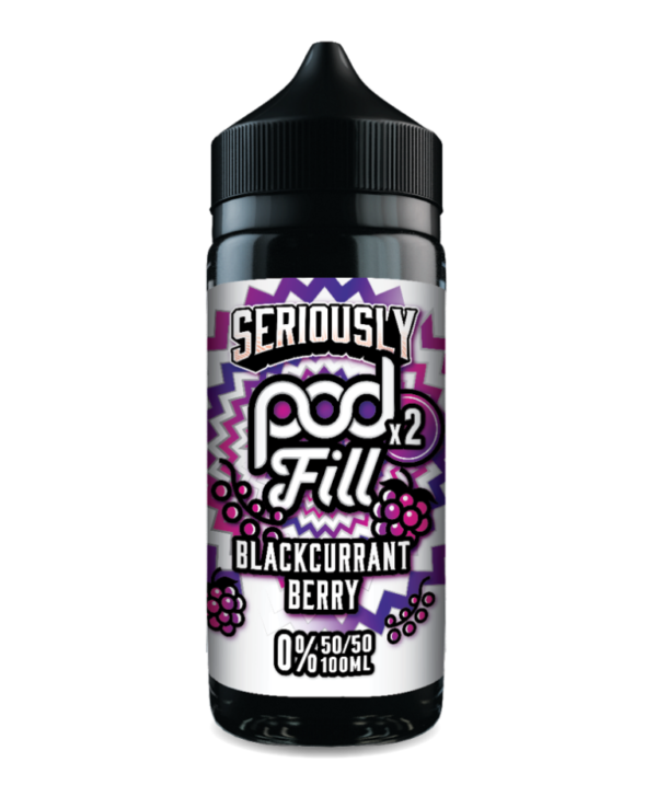 Seriously Pod Fill X2 Blackcurrant Berry E-Liquid Shortfill