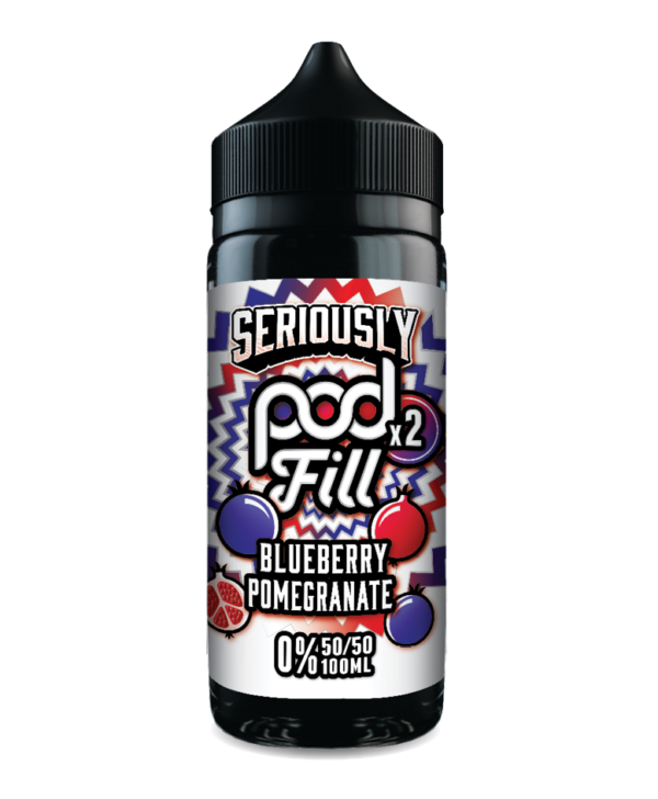 Seriously Pod Fill X2 Blueberry Pomegranate E-Liquid Shortfill