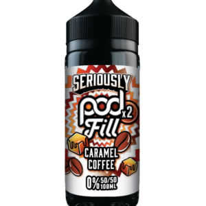 Seriously Pod Fill X2 Caramel Coffee E-Liquid Shortfill