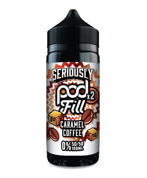Seriously Pod Fill X2 Caramel Coffee E-Liquid Shortfill