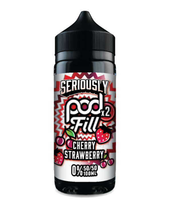 Seriously Pod Fill X2 Cherry Strawberry E-Liquid Shortfill