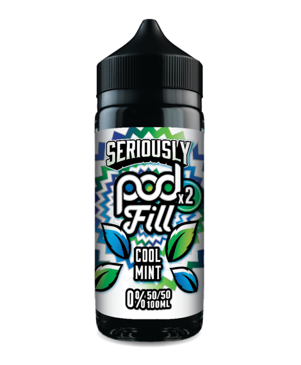 Seriously Pod Fill X2 Cool Mint E-Liquid Shortfill