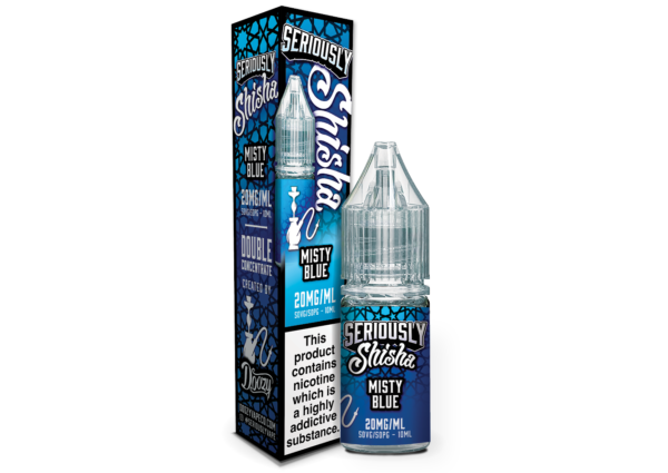 Seriously Shisha Salts Misty Blue Nic Salt E-Liquid